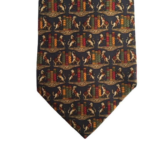 Salvatore Ferragamo Silk Tie NWOT - Picture 7 of 9